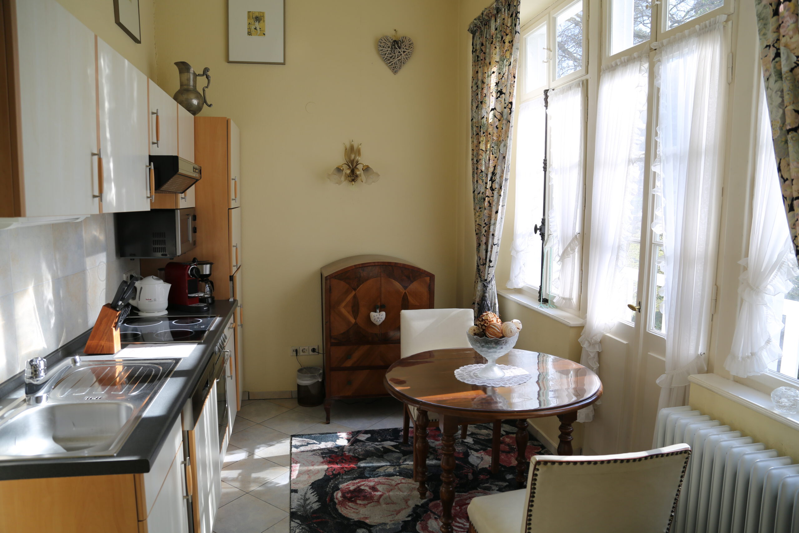 Essen im Apartment Sanssouci