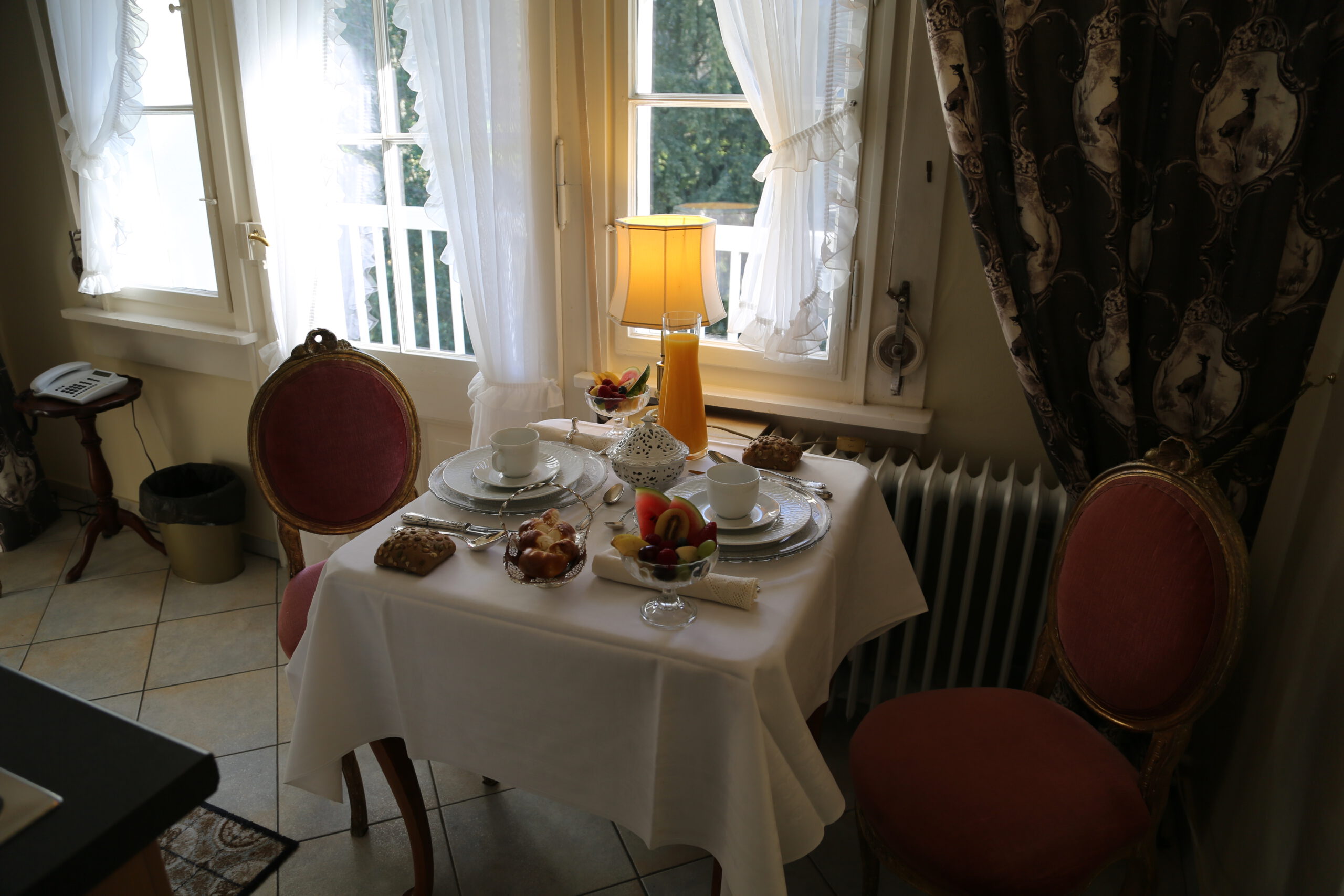 Essen im Apartment Bizer